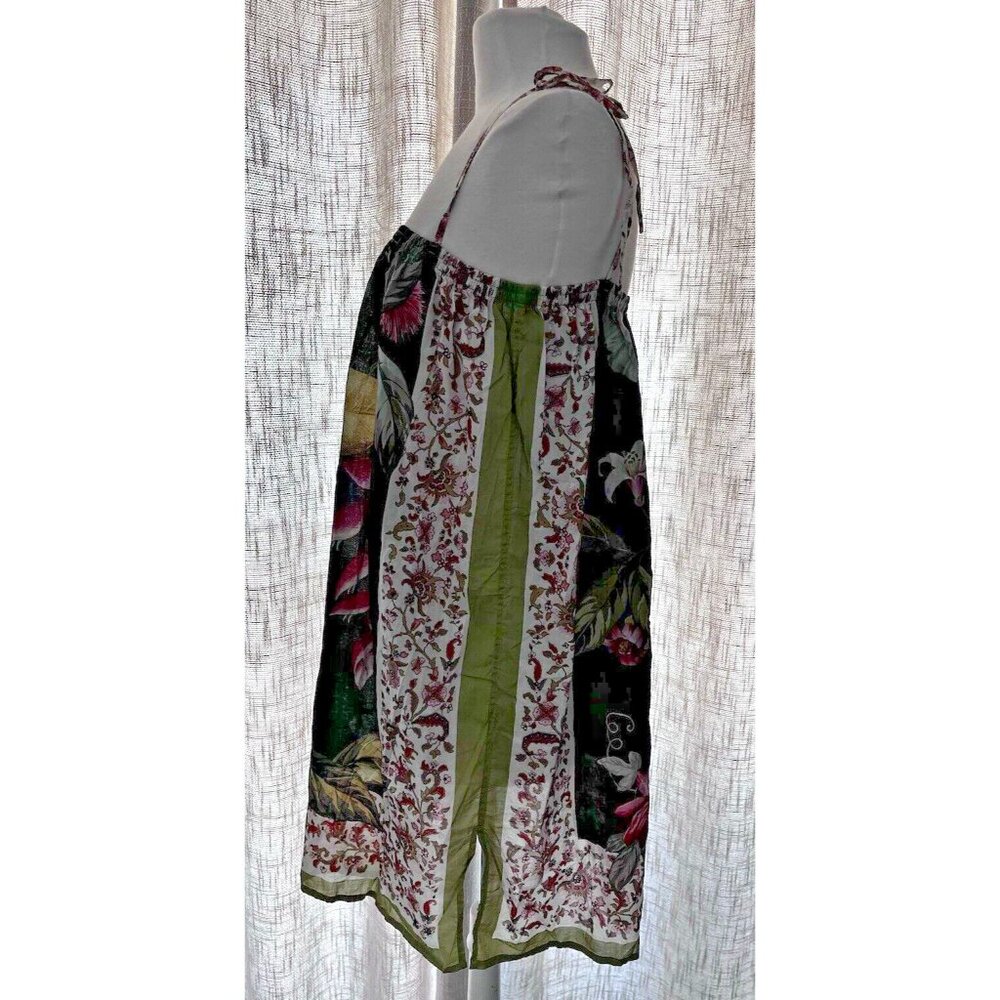 Tommy Bahama Womens M/L Bathing Suit Cover Up 100% Cotton Tropical Floral Print - Picture 6 of 8